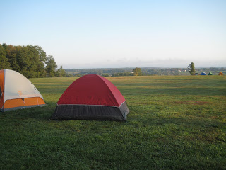 Pitching a tent on sacred ground