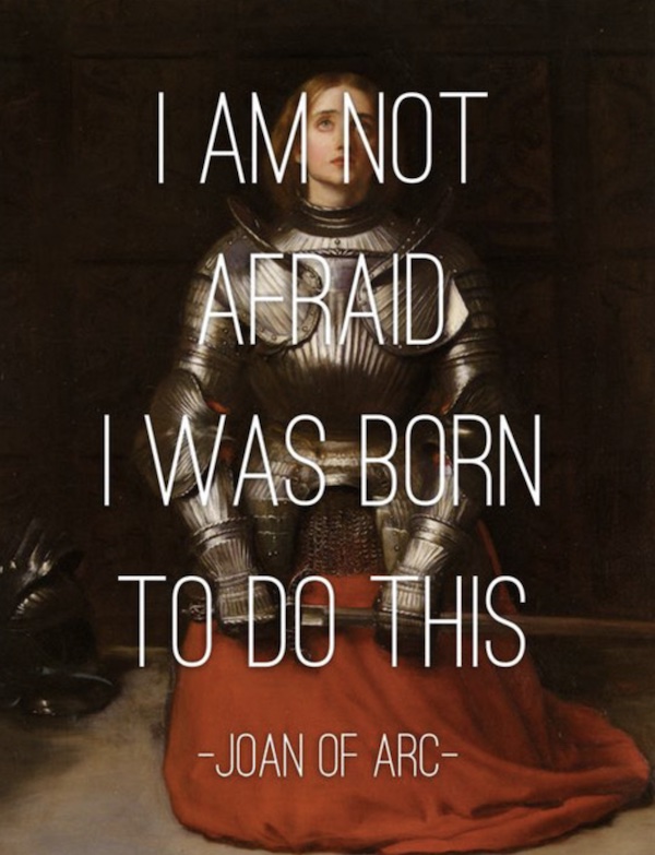 Be not afraid
