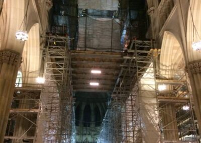 Finding God amid the scaffolding and noise
