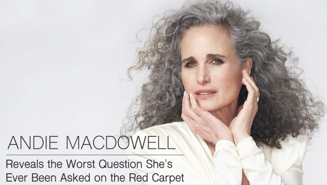 Thumbnail of Andie MacDowell video on aging and beauty